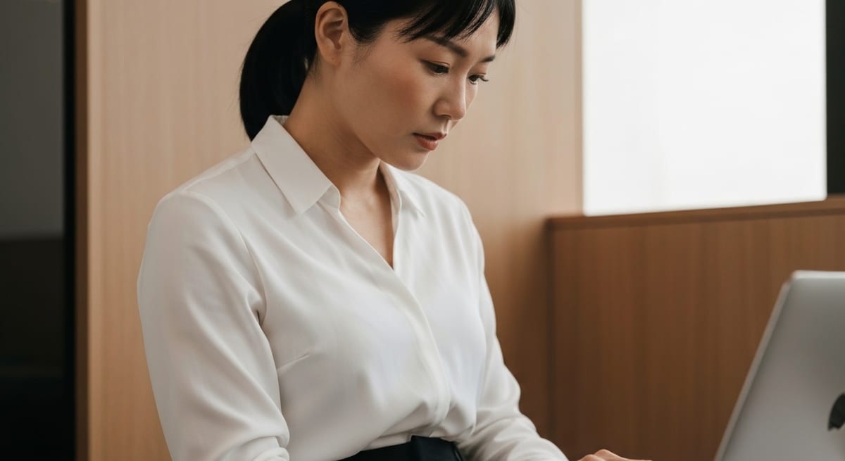 A professional weighing whether cover letters still matter, holding a printed letter