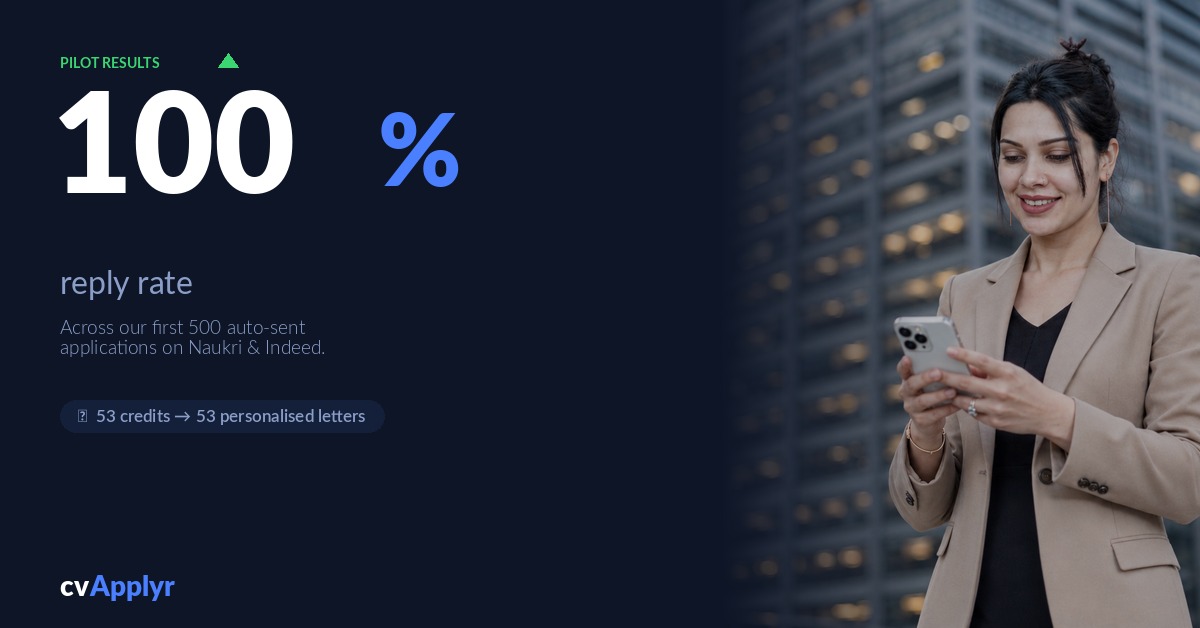 Applying directly to a real contact lifts your reply rate